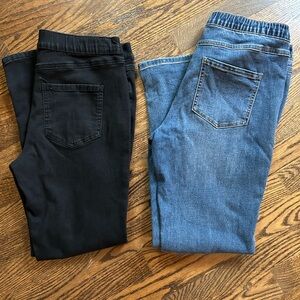 Parasuco Jeans Black and Blue Denim Bundle of Two Womens Size 10